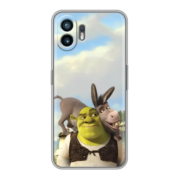 Чехол с принтом «Шрек и Осел» для Huawei Pura 70 Чехол с принтом «Шрек и Осел» для Huawei Pura 70