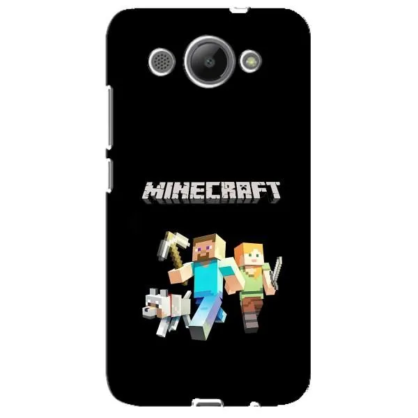 Чехол с принтом «герои Minecraft» для Huawei Y3 2017