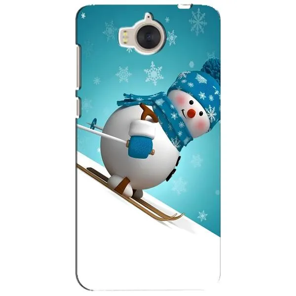 Чехол с принтом «Снеговик на лыжах» для Huawei Y5 2017 (MYA) Чехол с принтом «Снеговик на лыжах» для Huawei Y5 2017 (MYA)