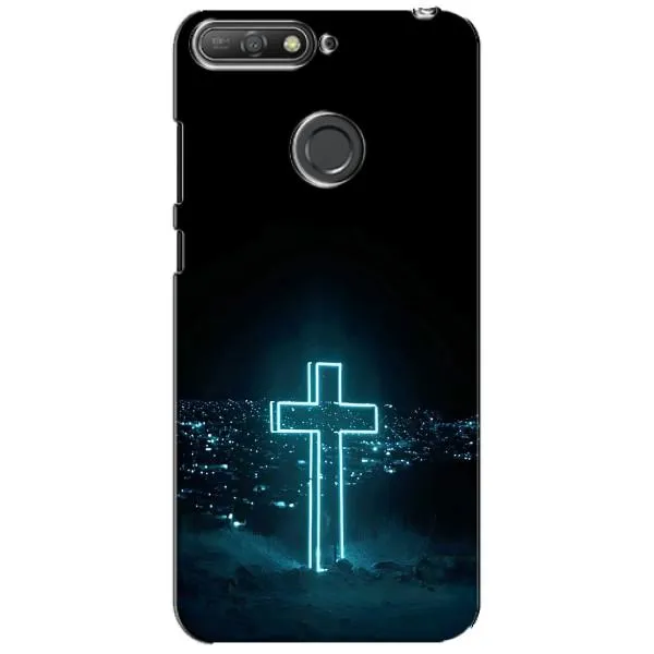 Чехол с принтом «Крест и город» для Huawei Y6 Prime 2018
