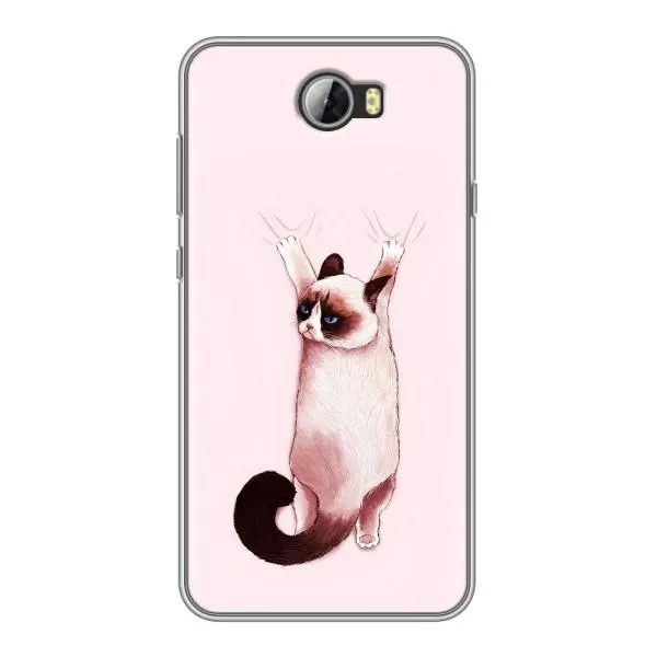 Чехол с принтом «Котик падает» для Huawei Y5II