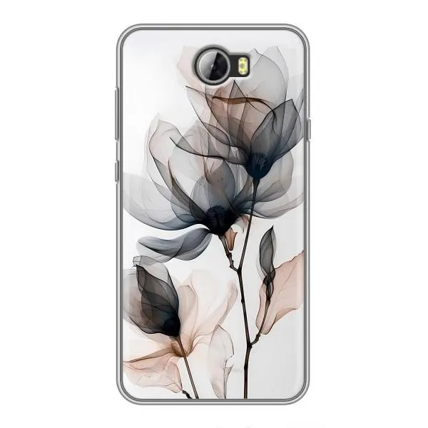 Чехол с принтом «Цветы на белом» для Huawei Y5II Чехол с принтом «Цветы на белом» для Huawei Y5II