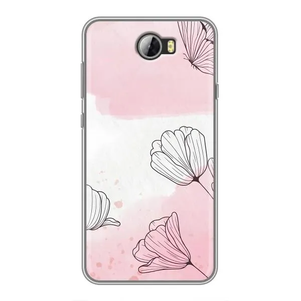 Чехол с принтом «Розовые цветы» для Huawei Y5II Чехол с принтом «Розовые цветы» для Huawei Y5II