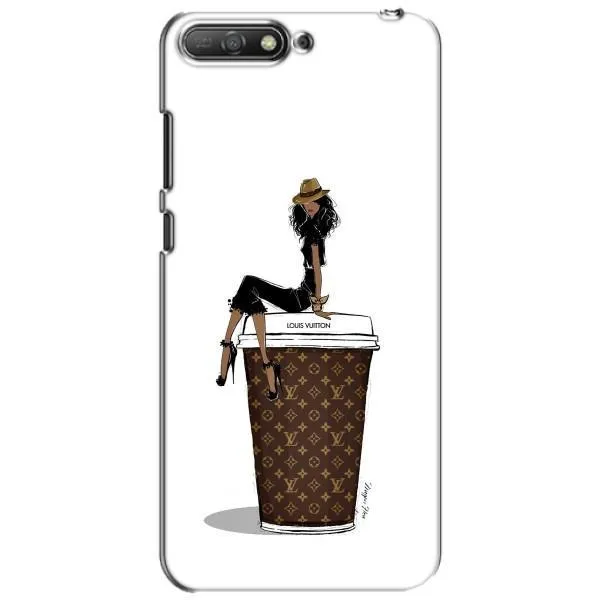 Чехол с принтом «кофе LOUIS VUITTON» для Huawei Y6 2018