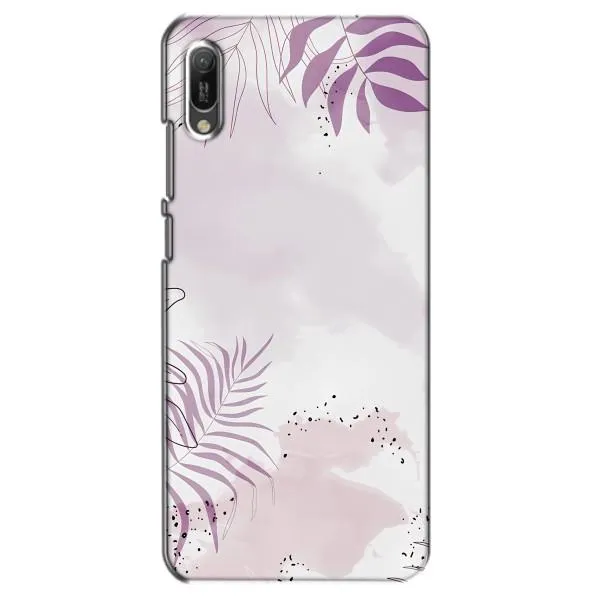 Чехол с принтом «Фиолетовые листья» для Huawei Y6 2019
