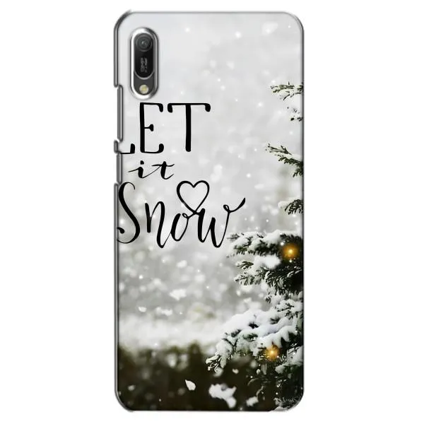 Чехол с принтом «Let it snow» для Huawei Y6 2019 Чехол с принтом «Let it snow» для Huawei Y6 2019