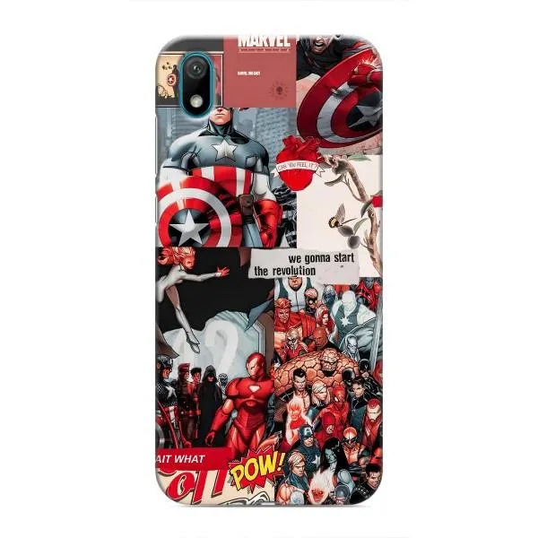 Чехол с принтом «Марвел Комикс» для Huawei Y6 Pro (2019)/ Y6 Prime 2019 Чехол с принтом «Марвел Комикс» для Huawei Y6 Pro (2019)/ Y6 Prime 2019
