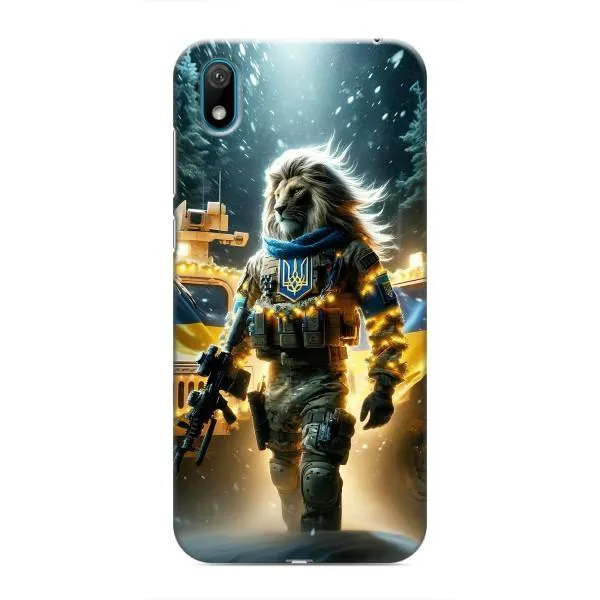 Чехол с принтом «ЛЕВ ЗСУ» для Huawei Y6 Pro (2019)/ Y6 Prime 2019