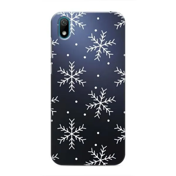 Чехол с принтом «Белые снежинки» для Huawei Y6 Pro (2019)/ Y6 Prime 2019 Чехол с принтом «Белые снежинки» для Huawei Y6 Pro (2019)/ Y6 Prime 2019