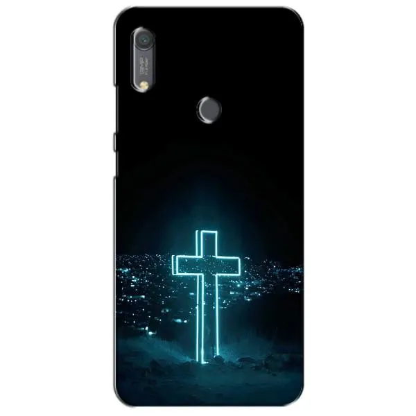 Чехол с принтом «Крест и город» для Huawei Y6s Чехол с принтом «Крест и город» для Huawei Y6s