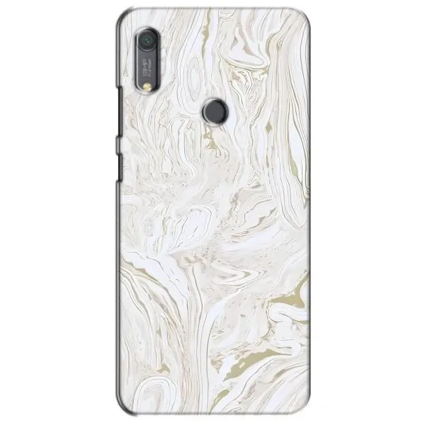 Чехол с принтом «Белый мрамор» для Huawei Y6s