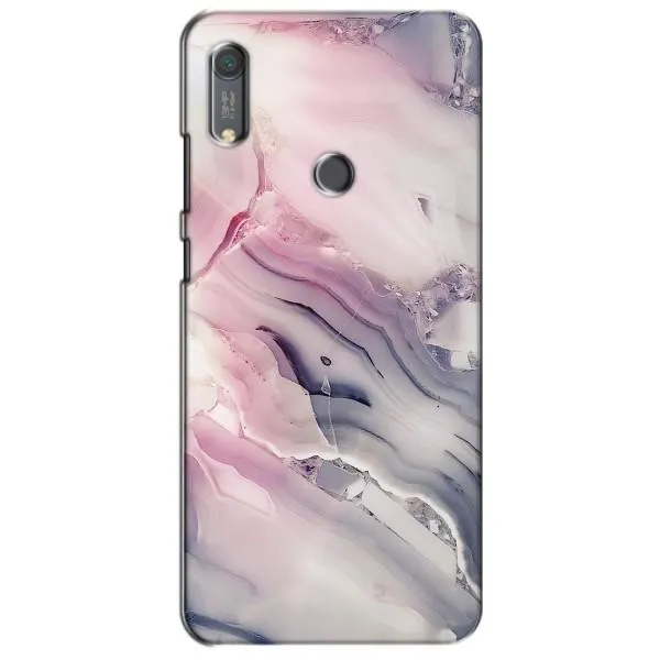Чехол с принтом «Пурпурный Мрамор» для Huawei Y6s