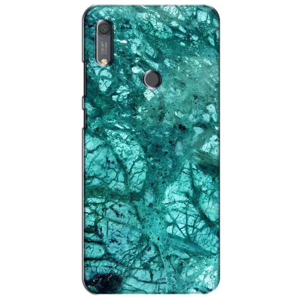 Чехол с принтом «Зеленый мрамор» для Huawei Y6s