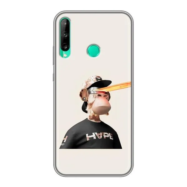Чехол с принтом «обезьяна NFT в очках» для Huawei Y7p (2020)