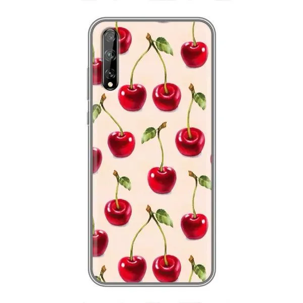 Чехол с принтом «Вишня» для Huawei P Smart S / Y8p (2020)