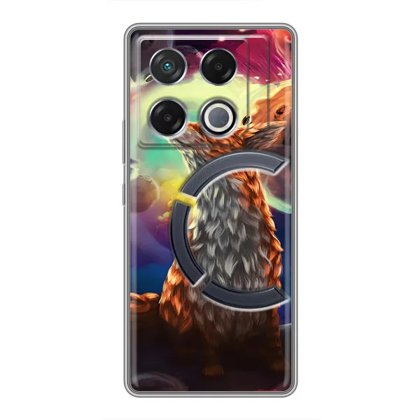 Чехол с принтом «Лисица в космосе» для Infinix GT 20 Pro Чехол с принтом «Лисица в космосе» для Infinix GT 20 Pro