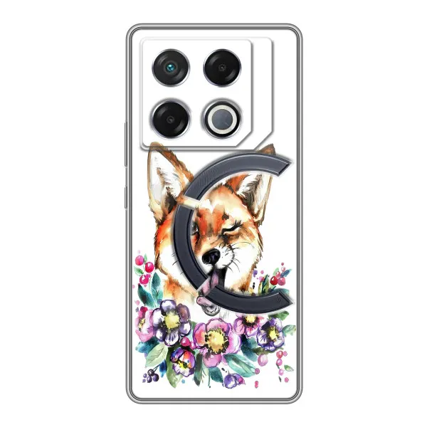 Чехол с принтом «Веселая лисичка» для Infinix GT 20 Pro Чехол с принтом «Веселая лисичка» для Infinix GT 20 Pro