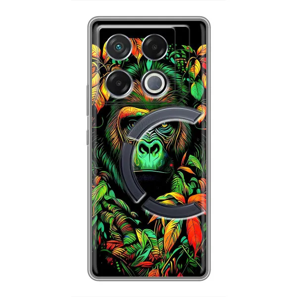 Чехол с принтом «Обезьяна в тропиках» для Infinix GT 20 Pro
