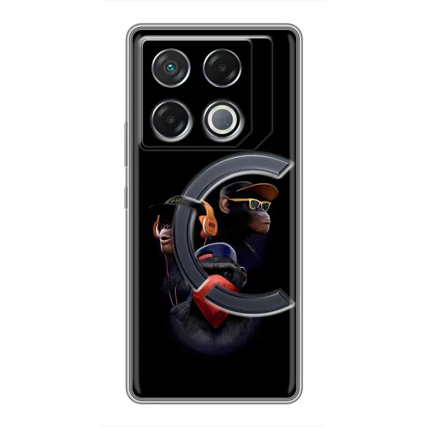 Чехол с принтом «Три обезьяны» для Infinix GT 20 Pro