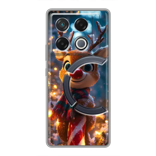 Чохол з принтом «Олень з шарфом» для Infinix GT 20 Pro