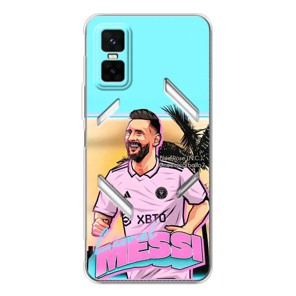 Чехол с принтом «Майами Месси» для Infinix GT 30 Pro