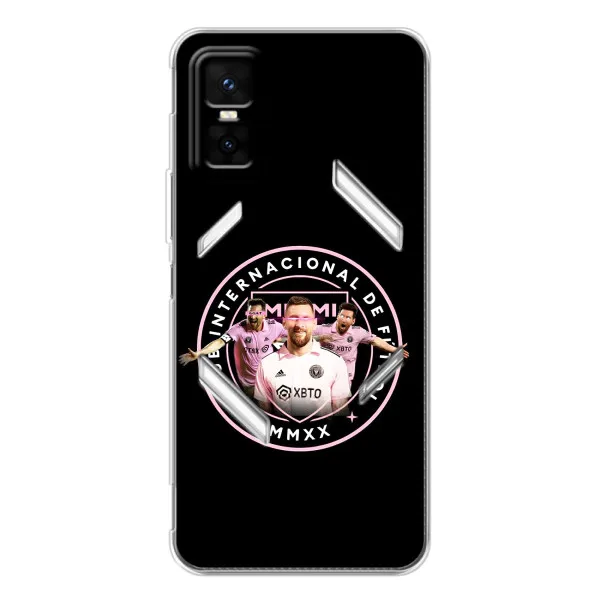 Чехол с принтом «Месси в лого» для Infinix GT 30 Pro