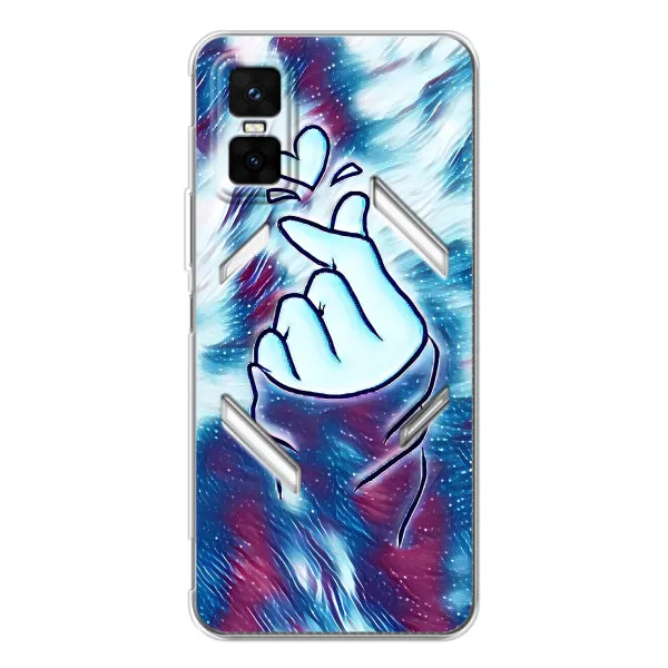 Чохол з принтом «Радужне серце» для Infinix GT 30 Pro Чохол з принтом «Радужне серце» для Infinix GT 30 Pro