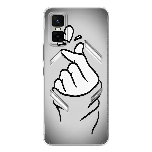Чохол з принтом «Значок Love» для Infinix GT 30 Pro Чохол з принтом «Значок Love» для Infinix GT 30 Pro