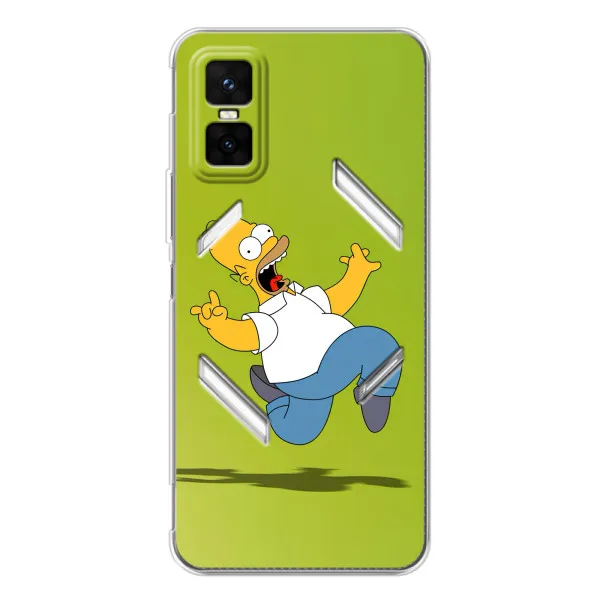 Чехол с принтом «Гомер Симпсон» для Infinix GT 30 Pro