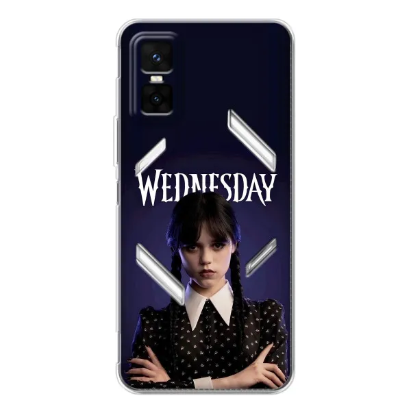 Чехол с принтом «Wednesday» для Infinix GT 30 Pro