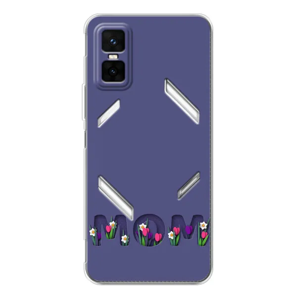 Чехол с принтом «Мама в цветах» для Infinix GT 30 Pro