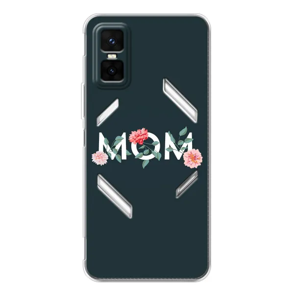 Чехол с принтом «Mom дизайн» для Infinix GT 30 Pro