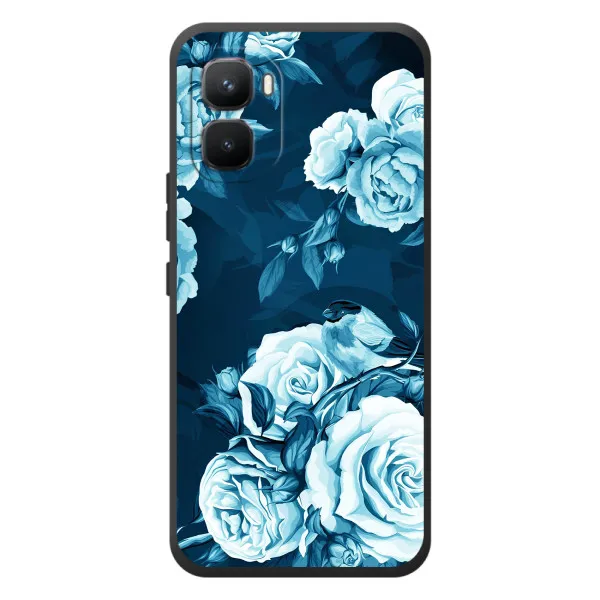 Чехол с принтом «Голубые Бутоны» для Infinix GT 50 Pro
