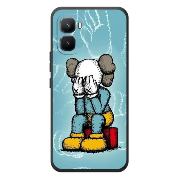 Чехол с принтом «Плач Bearbrick» для Infinix GT 50 Pro
