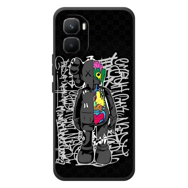 Чехол с принтом «Стиль Bearbrick» для Infinix GT 50 Pro