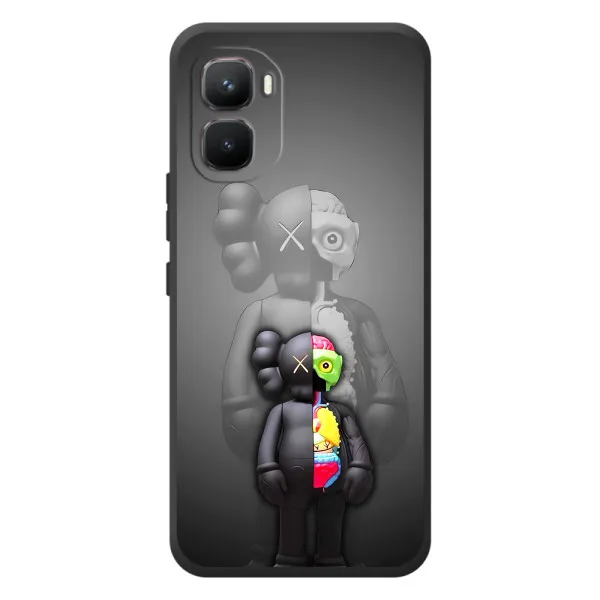 Чехол с принтом «Тело Bearbrick» для Infinix GT 50 Pro