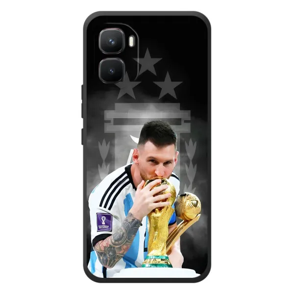 Чехол с принтом «Месси Чемпион» для Infinix GT 50 Pro