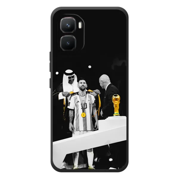 Чехол с принтом «Месси в накидке» для Infinix GT 50 Pro
