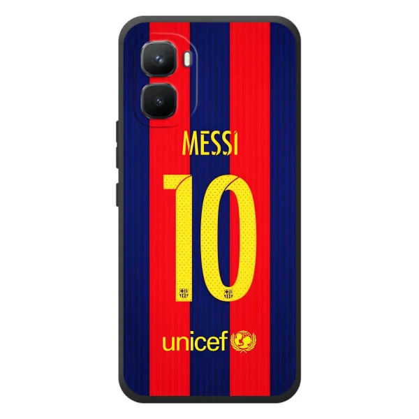 Чехол с принтом «Messi Barca 10» для Infinix GT 50 Pro Чехол с принтом «Messi Barca 10» для Infinix GT 50 Pro