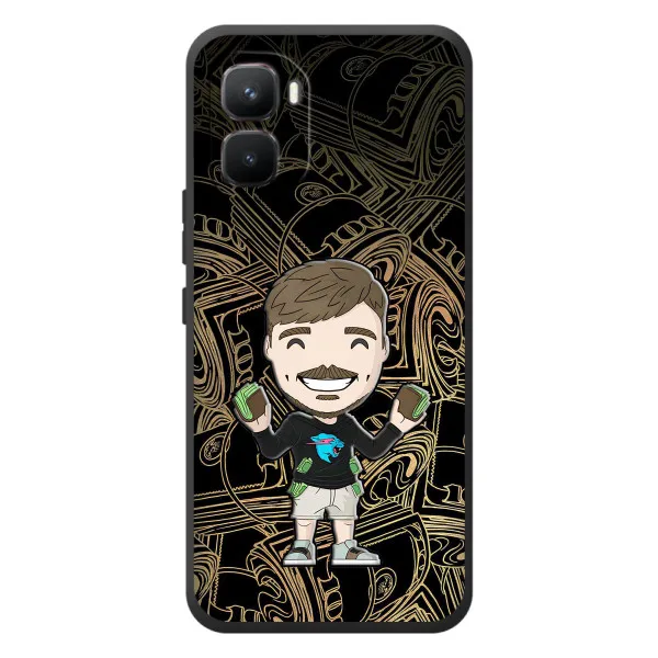 Чехол с принтом «Mister Beast» для Infinix GT 50 Pro