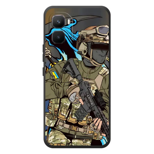 Чехол с принтом «Воин ВСУ» для Infinix GT 50 Pro