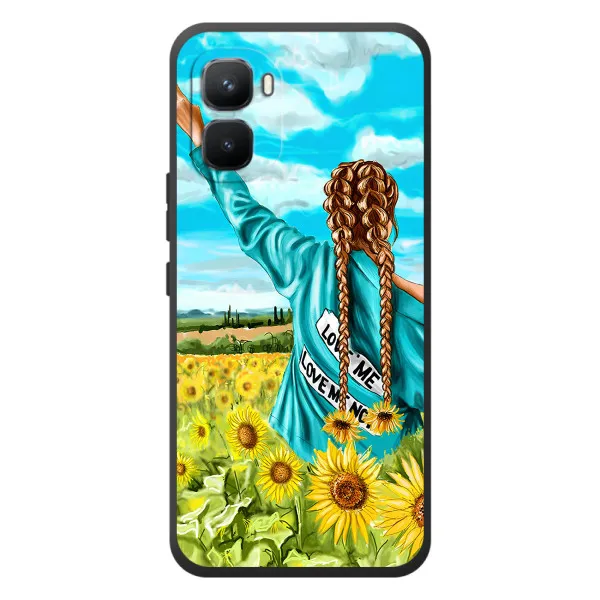 Чехол с принтом «Украиночка» для Infinix GT 50 Pro