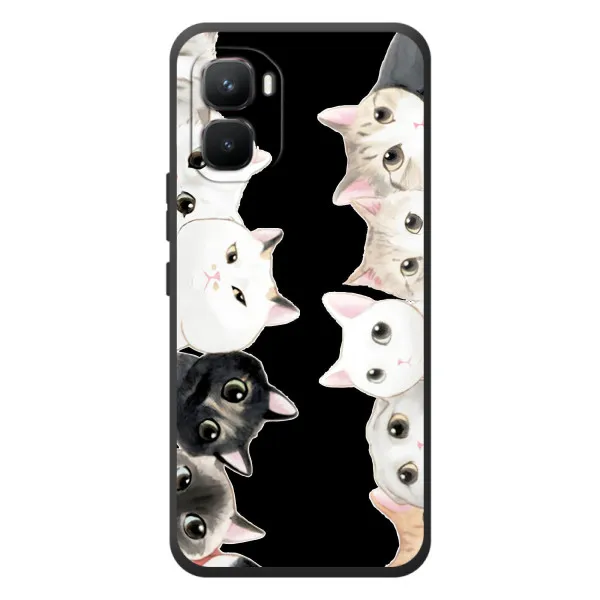 Чехол с принтом «Взгляд котов» для Infinix GT 50 Pro