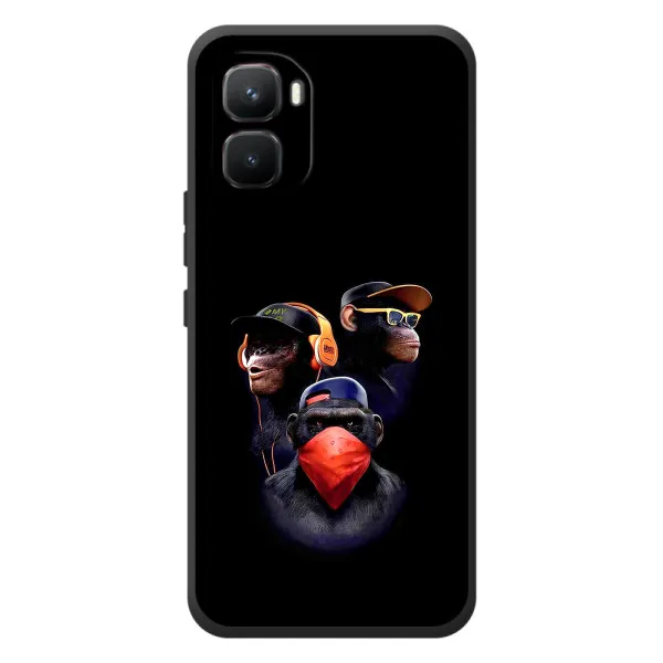 Чехол с принтом «Три обезьяны» для Infinix GT 50 Pro