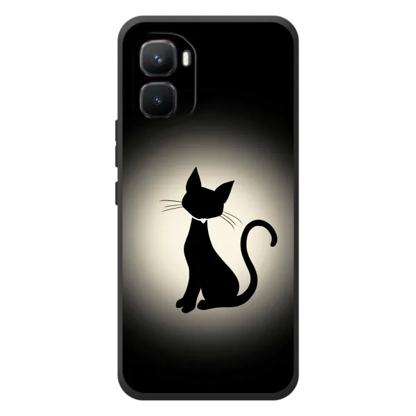 Чехол с принтом «Силуэт котика» для Infinix GT 50 Pro Чехол с принтом «Силуэт котика» для Infinix GT 50 Pro