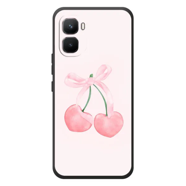 Чехол с принтом «Розовые вишни» для Infinix GT 50 Pro