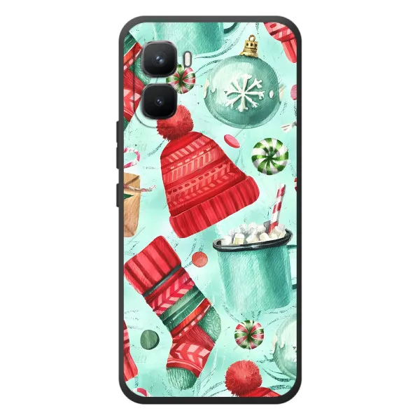Чехол с принтом «Одежда НГ» для Infinix GT 50 Pro