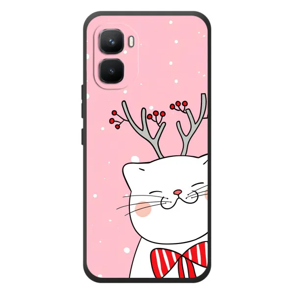 Чехол с принтом «Зимний кот» для Infinix GT 50 Pro