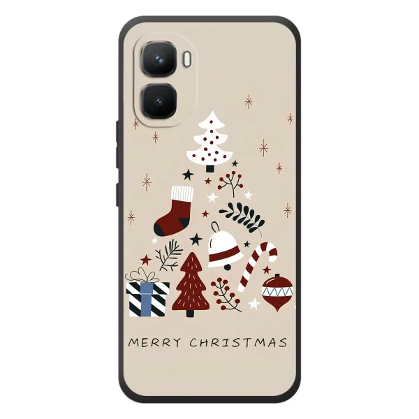 Чехол с принтом «Merry Christmas» для Infinix GT 50 Pro