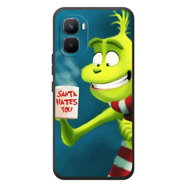 Чехол с принтом «Зеленый Гринч» для Infinix GT 50 Pro